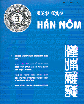 Tap chi Han Nom